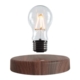 Magnetic Levitating LED Light Bulb Round Brown Desk Lamp