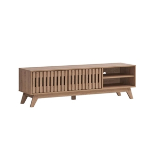 Mark Wooden TV Stand Entertainment Unit W/ 2-Doors 160cm - Oak