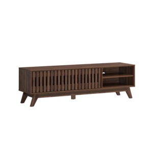 Mark Wooden TV Stand Entertainment Unit W/ 2-Doors 160cm - Walnut