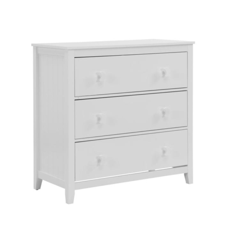 Oliver Modern Kids Furniture Toy Storage Box Cabinet - White