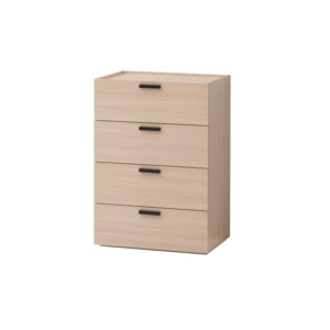 Keith Chest Of 4-Drawers Tallboy Storage Cabinet - Oak