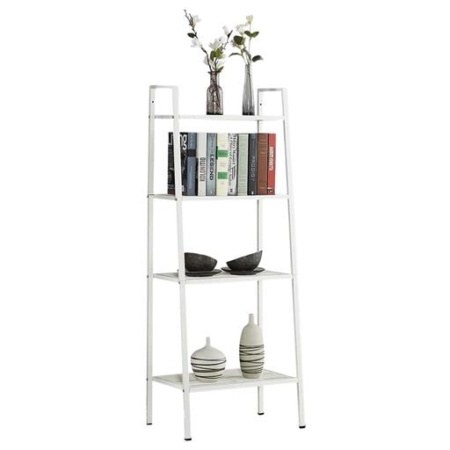 4 Tier Ladder Shelf (White)