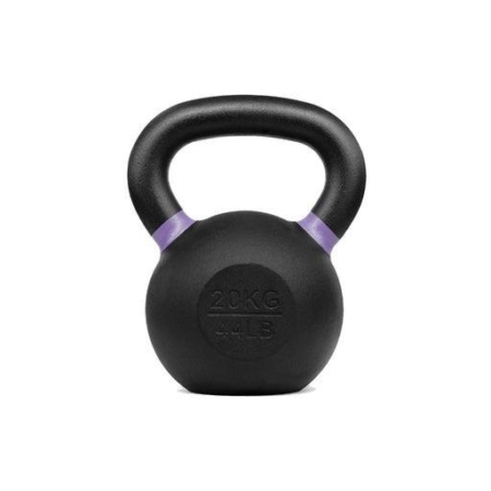 Verpeak Fitness Exercise Gym Cast Iron Kettlebell 20kg Lavender Weightlift