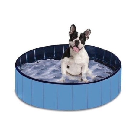 Portable Pet Pool 160cm*30cm Blue