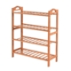 2x Levede 4 Tier Bamboo Shoe Rack Shoes Organizer Storage Shelves Stand Shelf