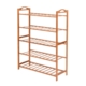 2x Levede 5 Tier Bamboo Shoe Rack Shoes Organizer Storage Shelves Stand Shelf