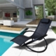 Arcadia Furniture Zero Gravity Rocking Chair - Black