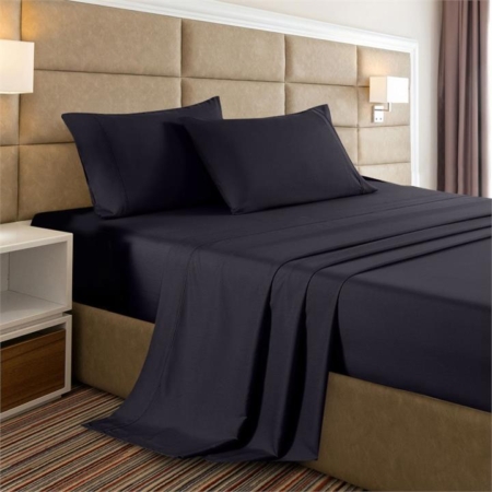 Casa Decor Bamboo Cooling  2000 TC Sheet Set King Charcoal