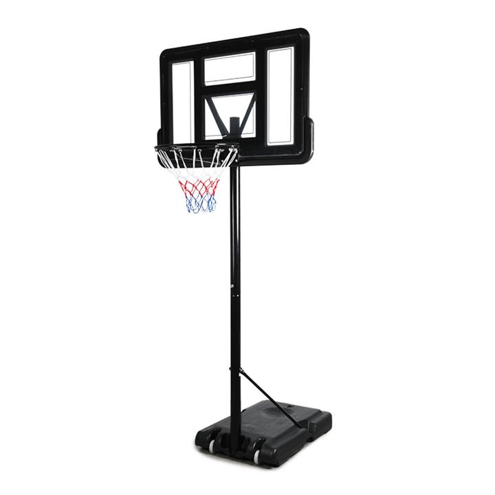 Basketball Hoop Stand System Portable 3.05M Height Adjustable Net Ring In Ground