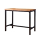 Levede Vintage Industrial Wood Bar Table Kitchen Cafe Office Desk Steel Legs