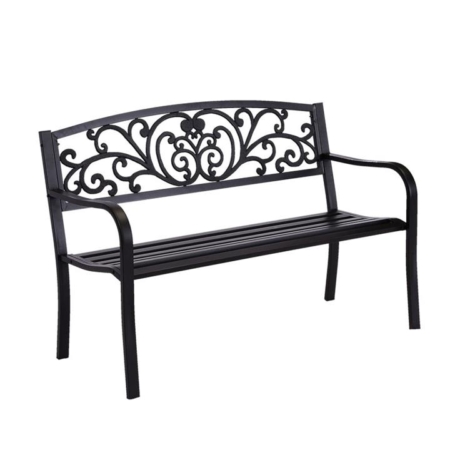 Garden Bench Seat Outdoor Furniture Patio Cast Iron Benches Seats Lounge Chair