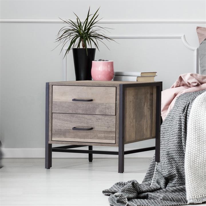 Milano Decor Palm Beach Bedside Table