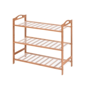 Levede 3 Tiers Bamboo Shoe Rack Storage Organizer Wooden Shelf Stand Shelves