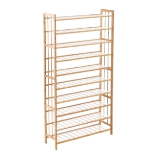 Levede 10 Tiers 80cm Wide Bamboo Shoe Rack Storage Wooden Organizer Shelf Stand