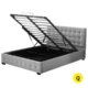 Levede Bed Frame Queen Size Mattress Platform Fabirc With Storage Gas Lift