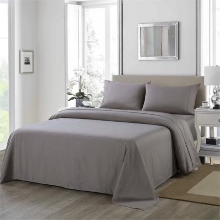 Royal Comfort 1200TC Ultrasoft 4 Piece Sheet Set - Queen - Charcoal