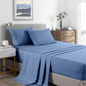 Royal Comfort Bamboo Cooling 2000TC Sheet Set - King Single-Denim