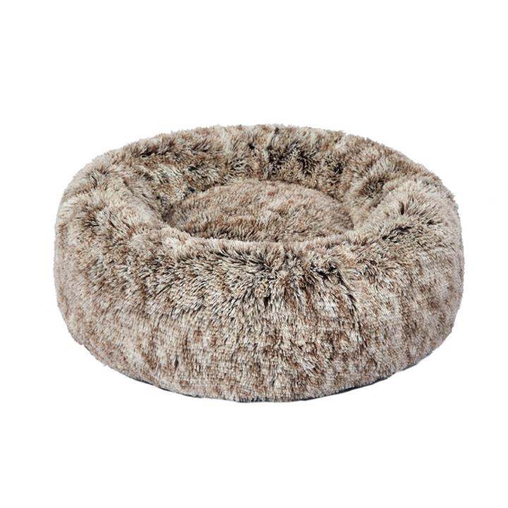 PaWz Pet Beds Dog Cat Soft Warm Kennel Round Calming Nest Cave AU Coffee XXL