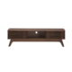 Camille Wooden Lowline Entertainment Unit TV Stand 150cm - Walnut