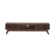 Camille Wooden Lowline Entertainment Unit TV Stand 180cm W/ 2-Doors - Walnut