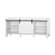 Barndoor Lowline Modern Wooden Entertainment Unit TV Stand - White