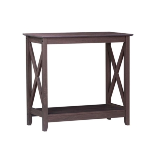 Isnelda Modern Stylish Wooden Hallway Console Hall Table Desk - Walnut