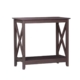 Isnelda Modern Stylish Wooden Hallway Console Hall Table Desk - Walnut