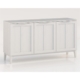 Stanley Modern Classic Large Buffet Unit Sideboard Cupboard W/ 3-Doors - White