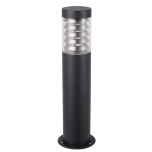 ELANORA Garden Bollard Light ES Elanora Round Black IP44 H500mm