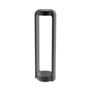 SEKER Garden Bollard Light 13W Rectangular Dark Grey 3000K IP65 H500mm 530LM