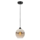 CASA Pendant Lamp Light Interior ES White with Amber (Glass) Wine Glass OD200mm