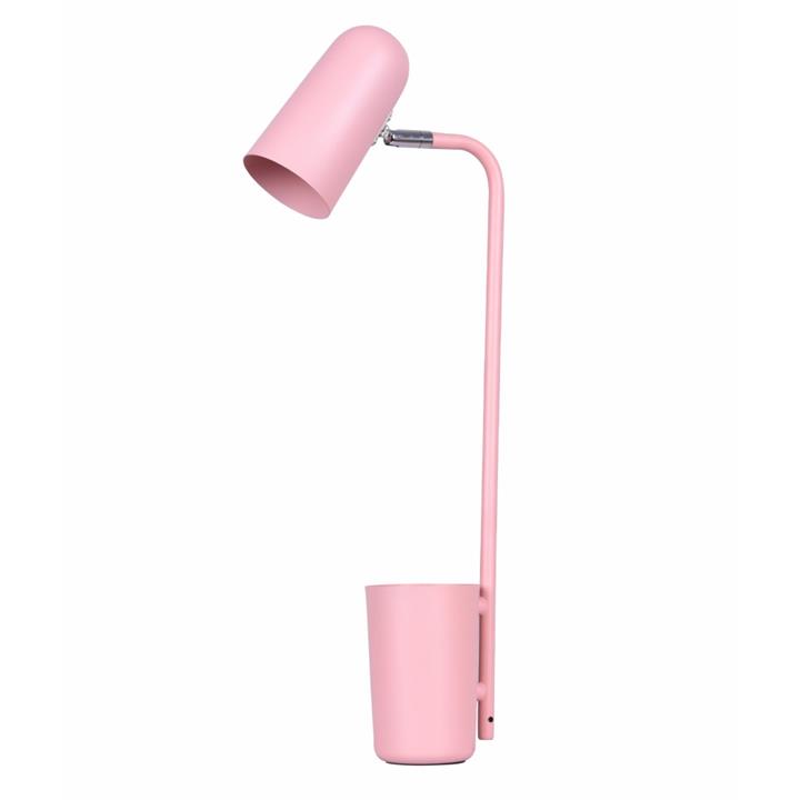 PASTEL Table Lamp SES Matte Pink Ellipse OD160mm Adjustable with Storage