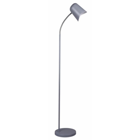 PASTEL Floor Lamp ES Matte Grey Ellipse H1545mm Adjustable with Wave Edge