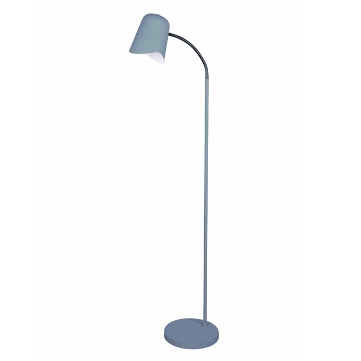 PASTEL Floor Lamp ES Matte Blue Ellipse H1545mm Adjustable with Wave Edge