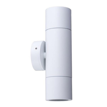 Pillar Light Up/Down 12V MR16 White IP65 Round Back Plate