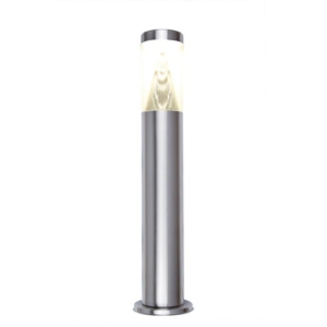 PORTUS Garden Bollard Light 6W Round Stainless Steel 316 3000K IP67 H500mm Anti Glare 620LM