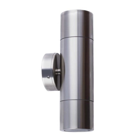 Pillar Light Up/Down GU10 Titanium IP65 Round Back Plate