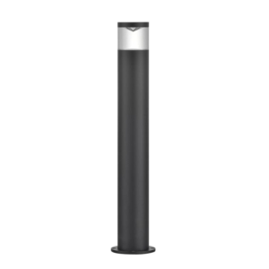 PHARE Garden Bollard Light GU10 Round Black IP54 H445mm Low Glare