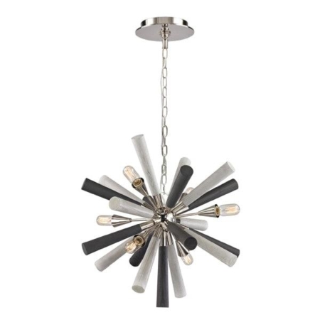 SPUTNIK Pendant Lamp Light Interior ESx6 Dark & Light Grey Sea Anemone OD620.5mm