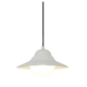 SPY Pendant Lamp Light ES Matte White Sun Hat IP44 OD340mm Frosted Diffuser