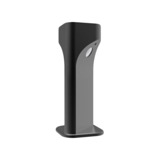 SHU Garden Bollard Light 11W Square Dark Grey 3000K IP65 H300mm 2 Diffuser 540LM