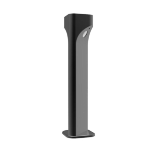 SHU Garden Bollard Light 11W Square Dark Grey 3000K IP65 H500mm 2 Diffuser 540LM