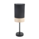 TAMBURA Table Lamp ES Small Black Cloth Oblong OD150mm with Blonde Wood