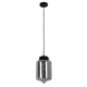 MASON Pendant Lamp Light Interior ES Smoked Glass Tipped Oblong OD180mm