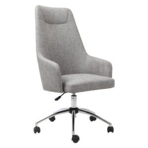 Rover Fabric Home Office Manager Computer Working Desk Chair - Grey