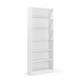 Keto Modern 6-Tier Wooden Bookcase Display Shelf Wide - White