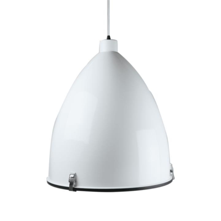 Nelom Classic Industrial Metal Pendant Light Lamp - White