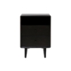 Noche 2-Drawer Wooden Bedside Table Nightstand - Black