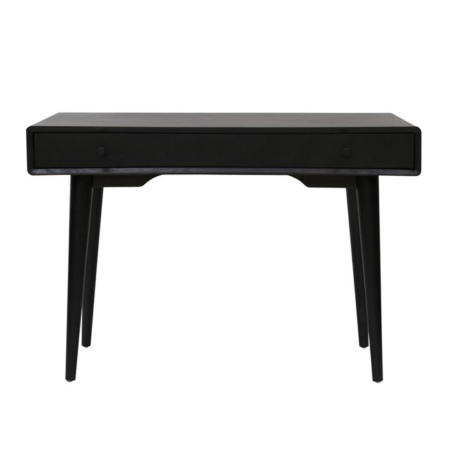 Noche Wooden Writing Study Office Desk 110cm - Black