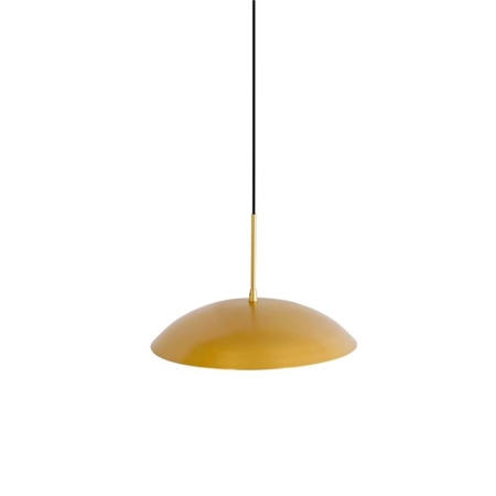 Nobu Rustic Modern Metal Disc Pendant Light Lamp - Gold